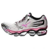 Tênis Feminino Estilo Mizuno Prophecy 2 - BRANCO C/ ROSA