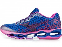 Tênis Feminino Estilo Mizuno Prophecy 3 - AZUL C/ ROSA