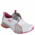 Tênis Feminino Estilo Puma Disc - BRANCO C/ ROSA